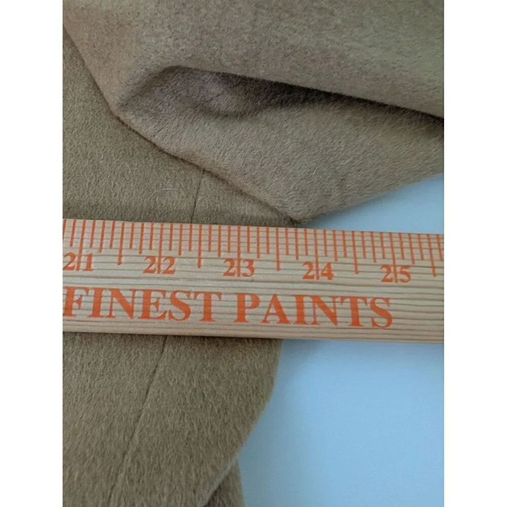 T Harris Camel Hair Blazer Mens Size 44R Tan Business 2 Button Sport Coat Jacket